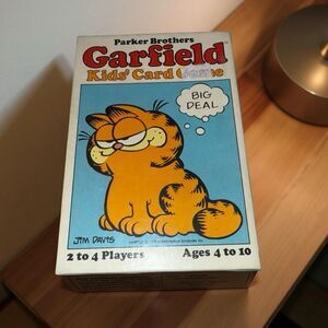 Vintage Parker Brothers Garfield Kids Card Game Complete